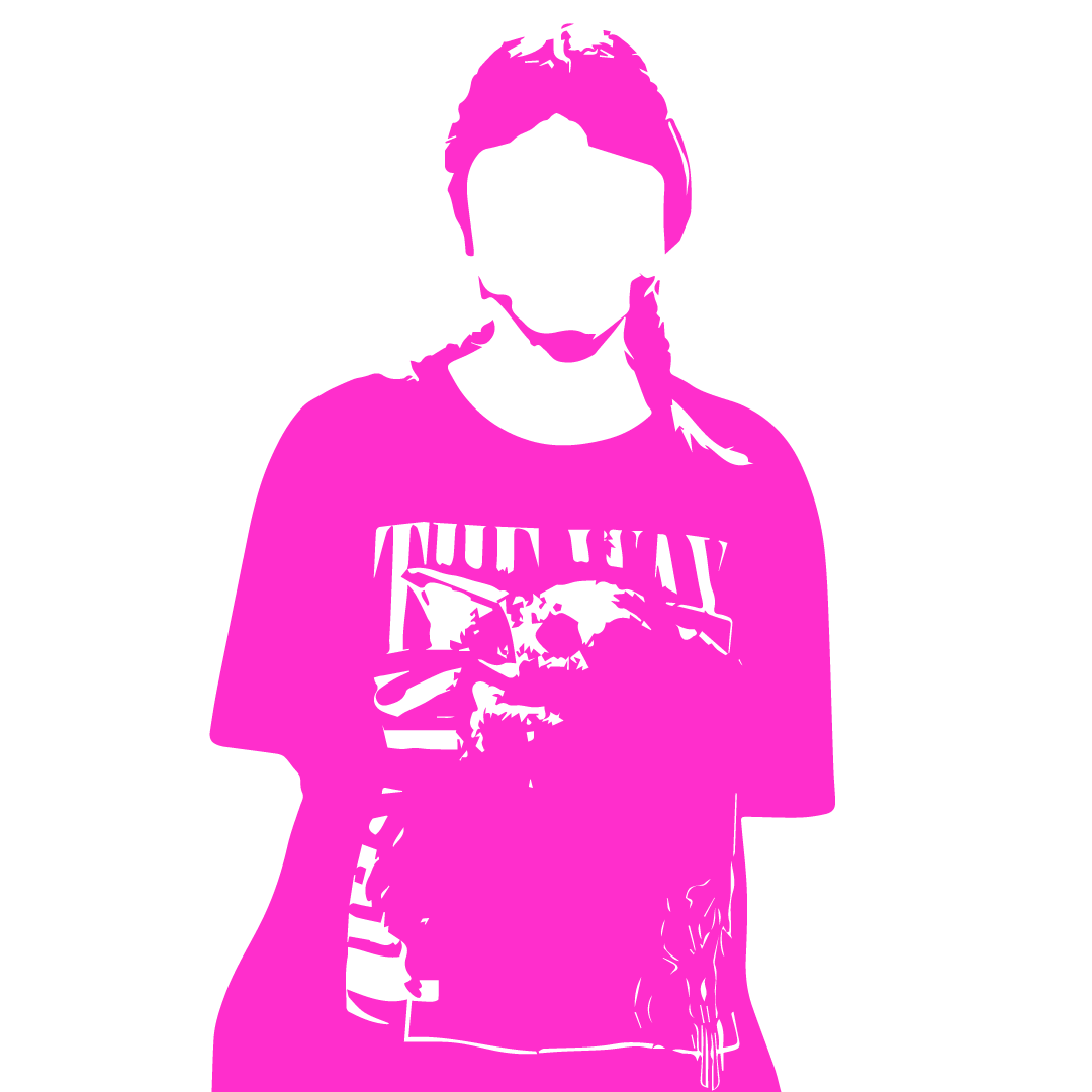 Silhouette illustration of Kate